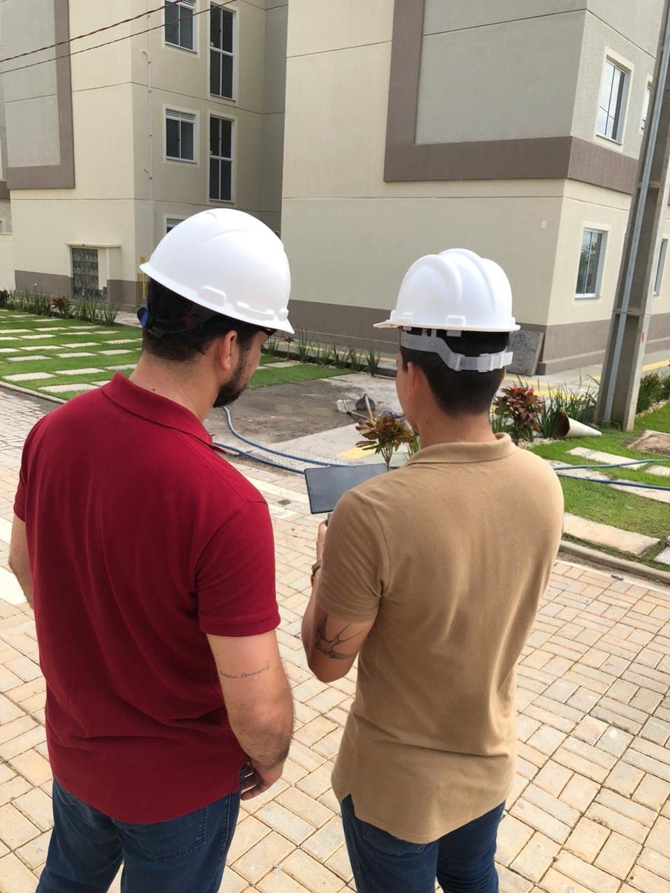 Vistoria técnica em empreendimento urbano
